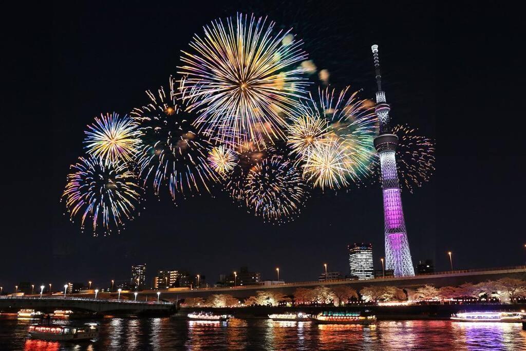 Апартаменти 203 Oshiage Sta 3Mins Walk! Wi-Fi Elevator 4Pax Токіо Екстер'єр фото