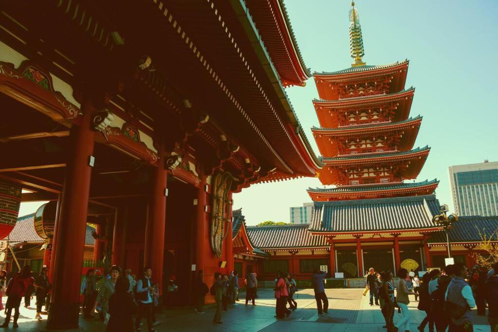 Апартаменти 203 Oshiage Sta 3Mins Walk! Wi-Fi Elevator 4Pax Токіо Екстер'єр фото